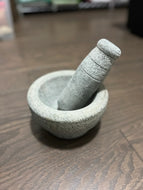Indian Stone Mortar & Pestle (Idikal) - 7 inch