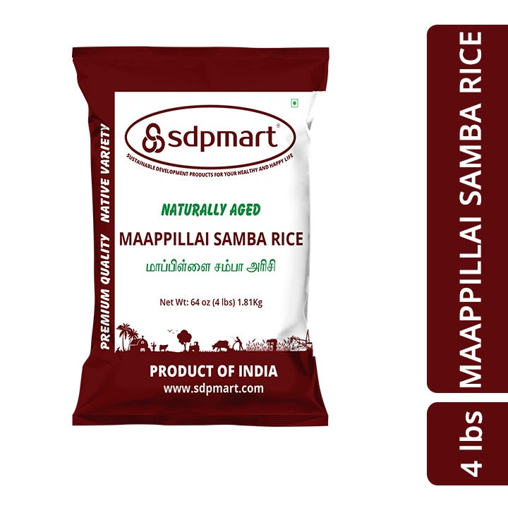 Smap Rice SDPMart Maappillai Samba Rice - 4 Lbs – SDPMart Atlanta
